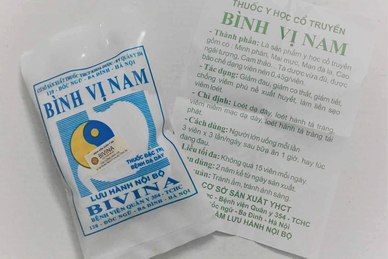 Thuốc Bình Vị Nam: Hướng dẫn sử dụng, Công dụng, Chống chỉ định và Giá cả